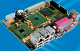 Kontron EPIC-PM board with Pentium M processor fits ideally in PC/104-Plus applications in terms of price/performance ratio